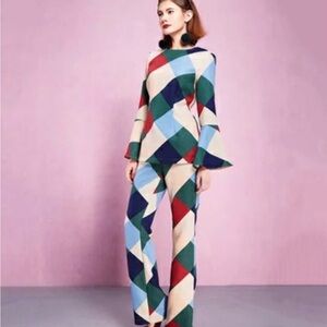 Colorful Geometric Women's Jumpsuit